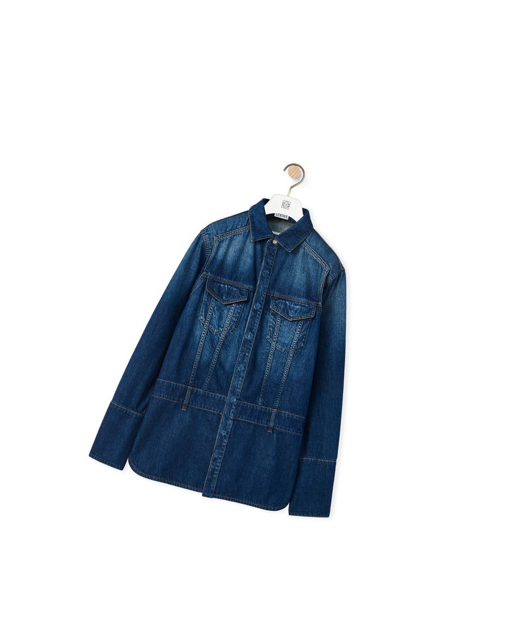 Loewe Overshirt in den Washed Denim | 9485OXJPE