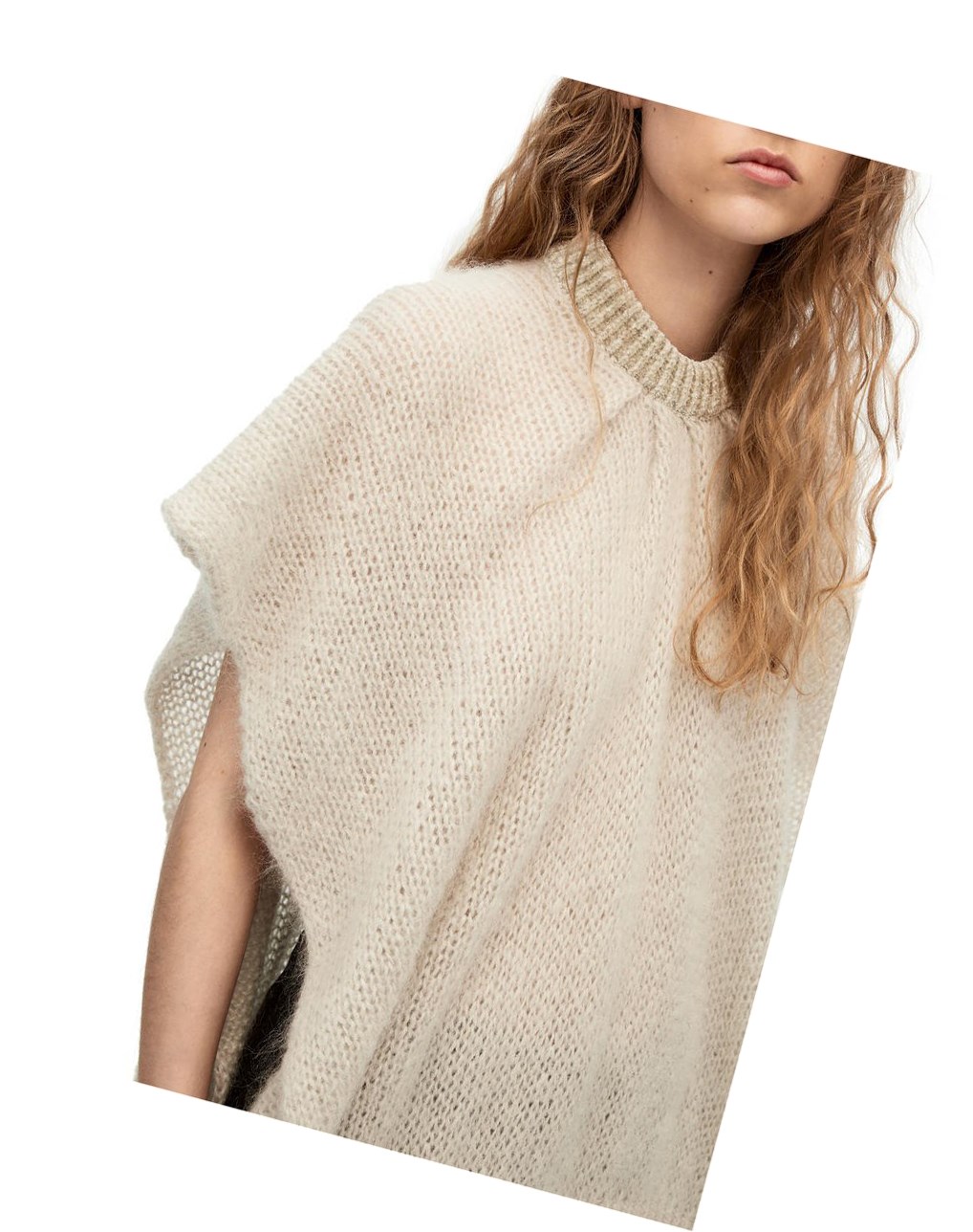 Loewe Oversize sweater in mohair Grise | 4097TKMQE