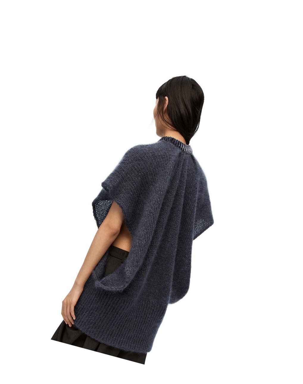 Loewe Oversize sweater in mohair Grise Foncé | 7461ZRYJQ