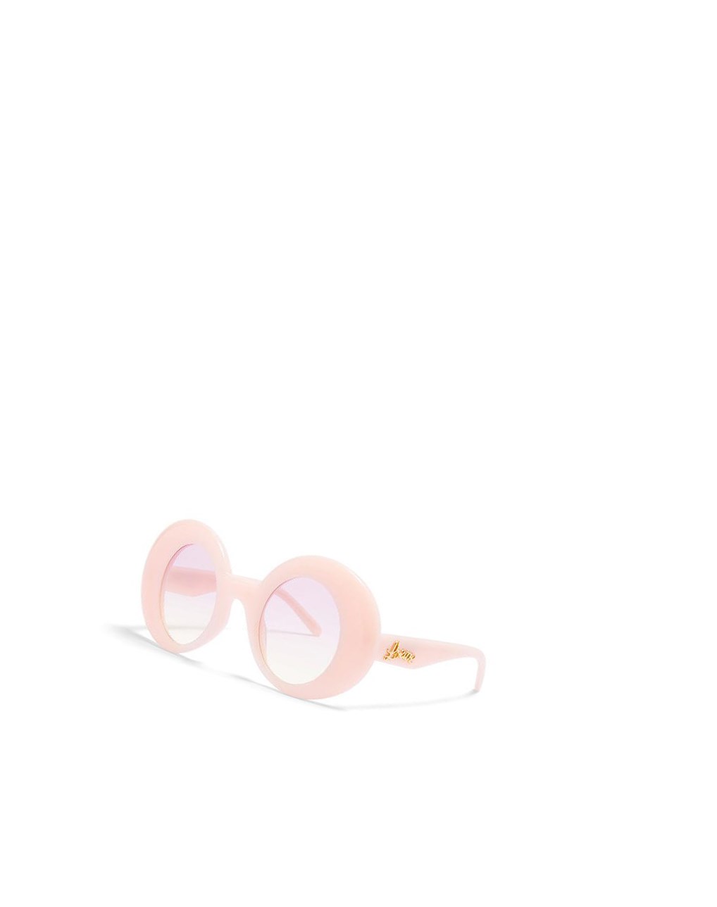 Loewe Oversized round sunglasses in acetate Cotton Candy | 8591GDSJL