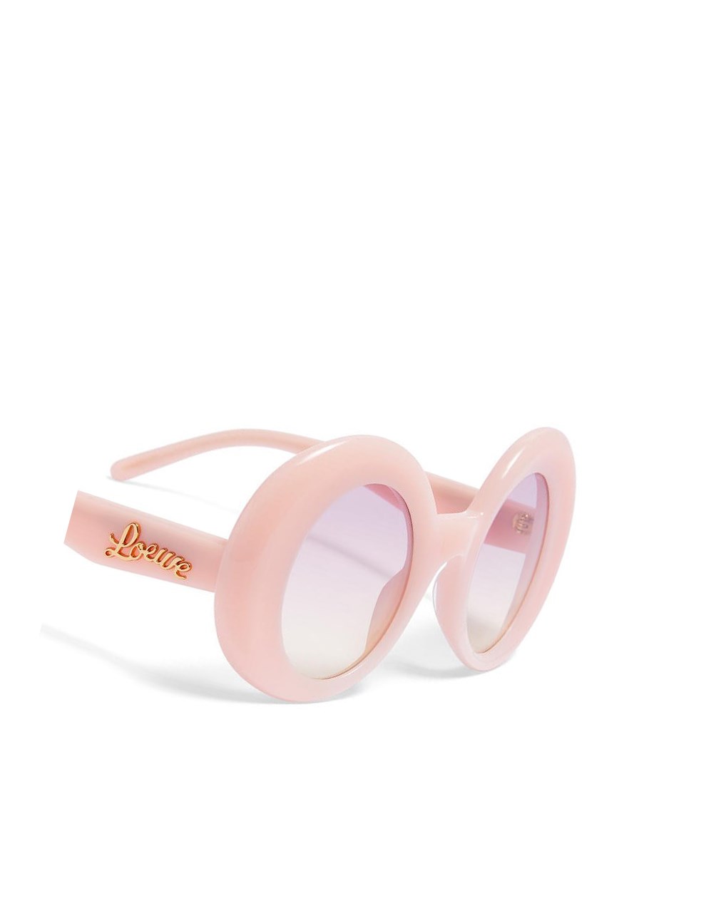 Loewe Oversized round sunglasses in acetate Cotton Candy | 8591GDSJL