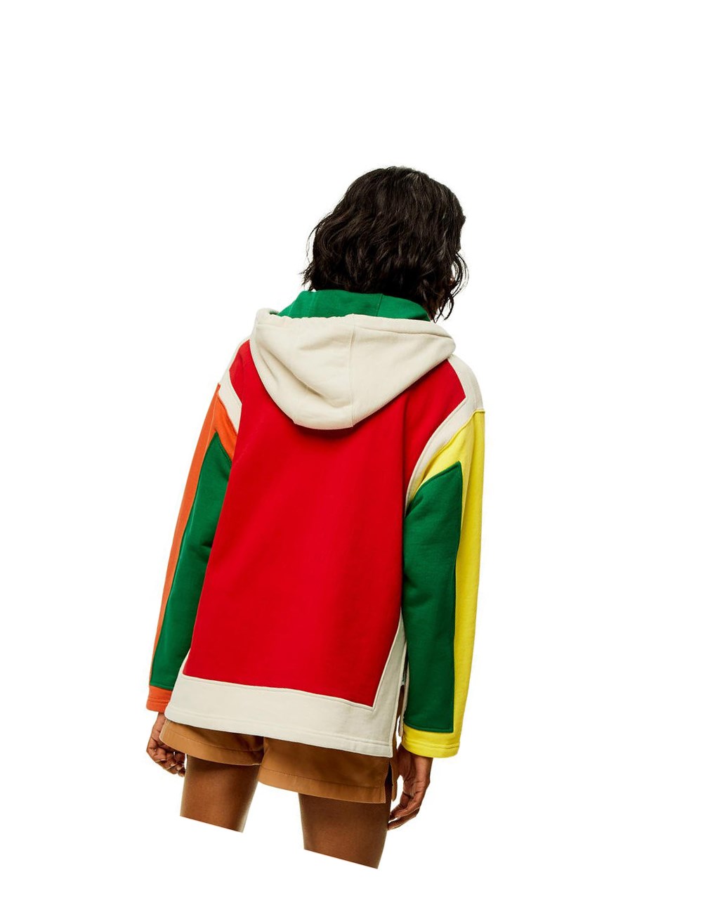 Loewe Oversized zip hoodie in cotton Multicolore | 8602BFUKH