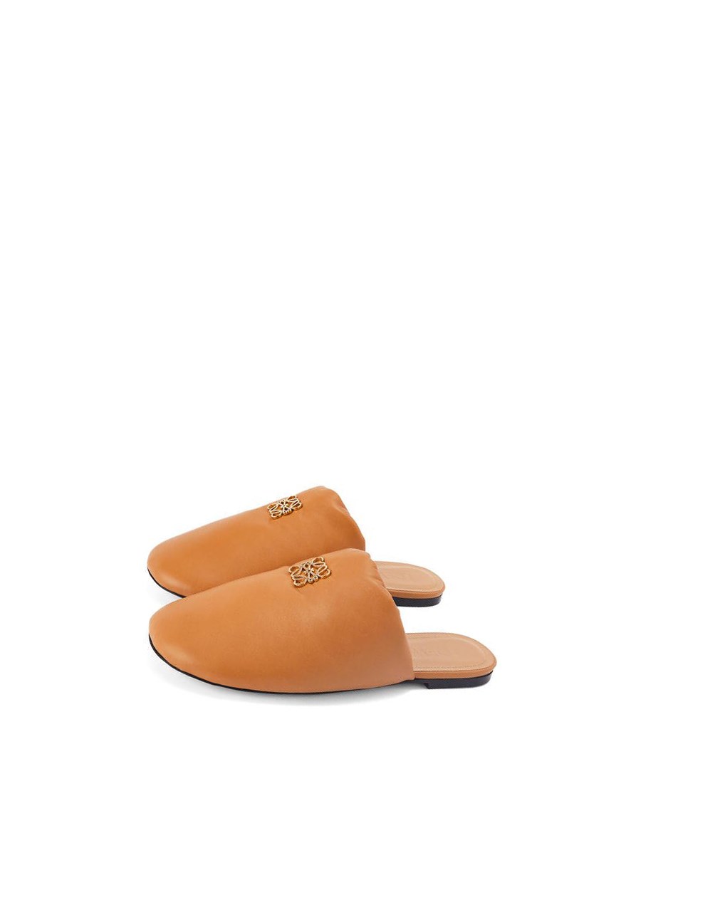 Loewe Padded Anagram mule in lambskin Warm Desert | 2104NVQBF