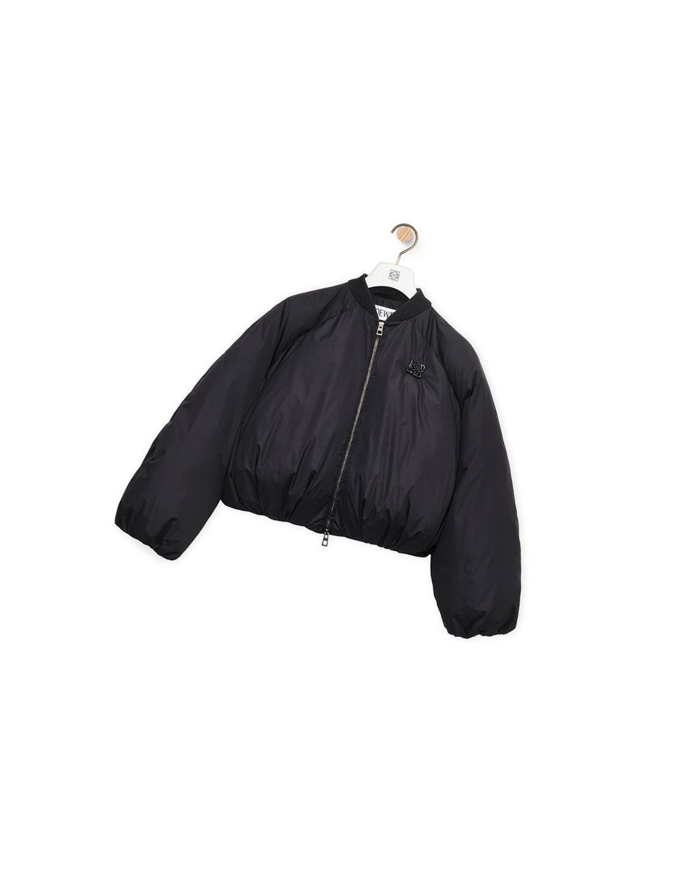 Loewe Padded bomber jacket in nylon Noir | 4635JPYCG