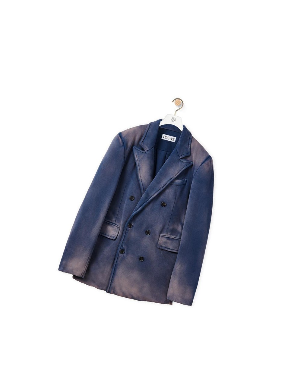 Loewe Padded double breasted jacket in cotton Rtd | 1405IFLRV