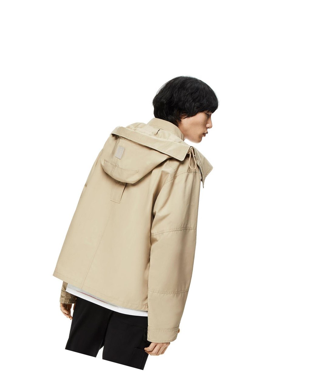 Loewe Parachute jacket in cotton Grise | 5031DKGUI