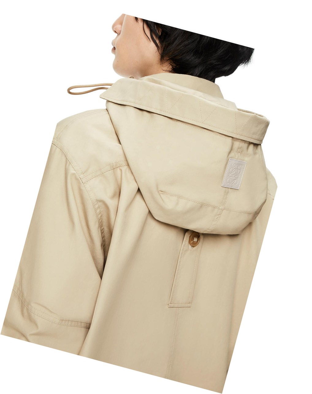 Loewe Parachute jacket in cotton Grise | 5031DKGUI