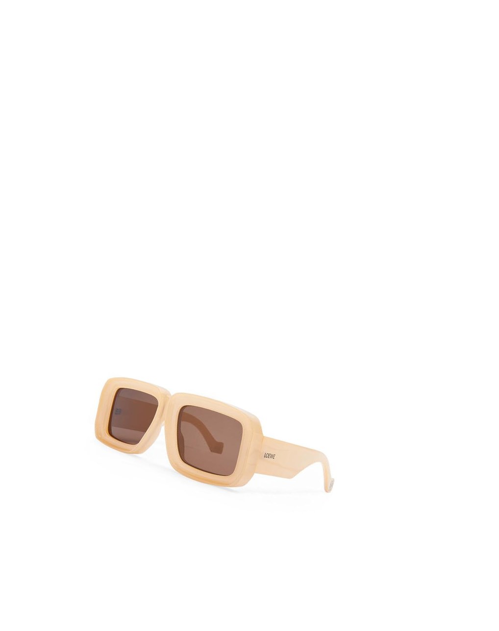 Loewe Paula's Ibiza dive in mask sunglasses Beige | 6759MLOCW