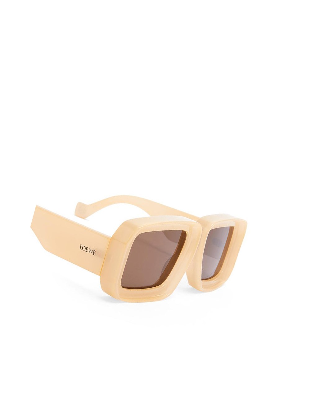 Loewe Paula's Ibiza dive in mask sunglasses Beige | 6759MLOCW