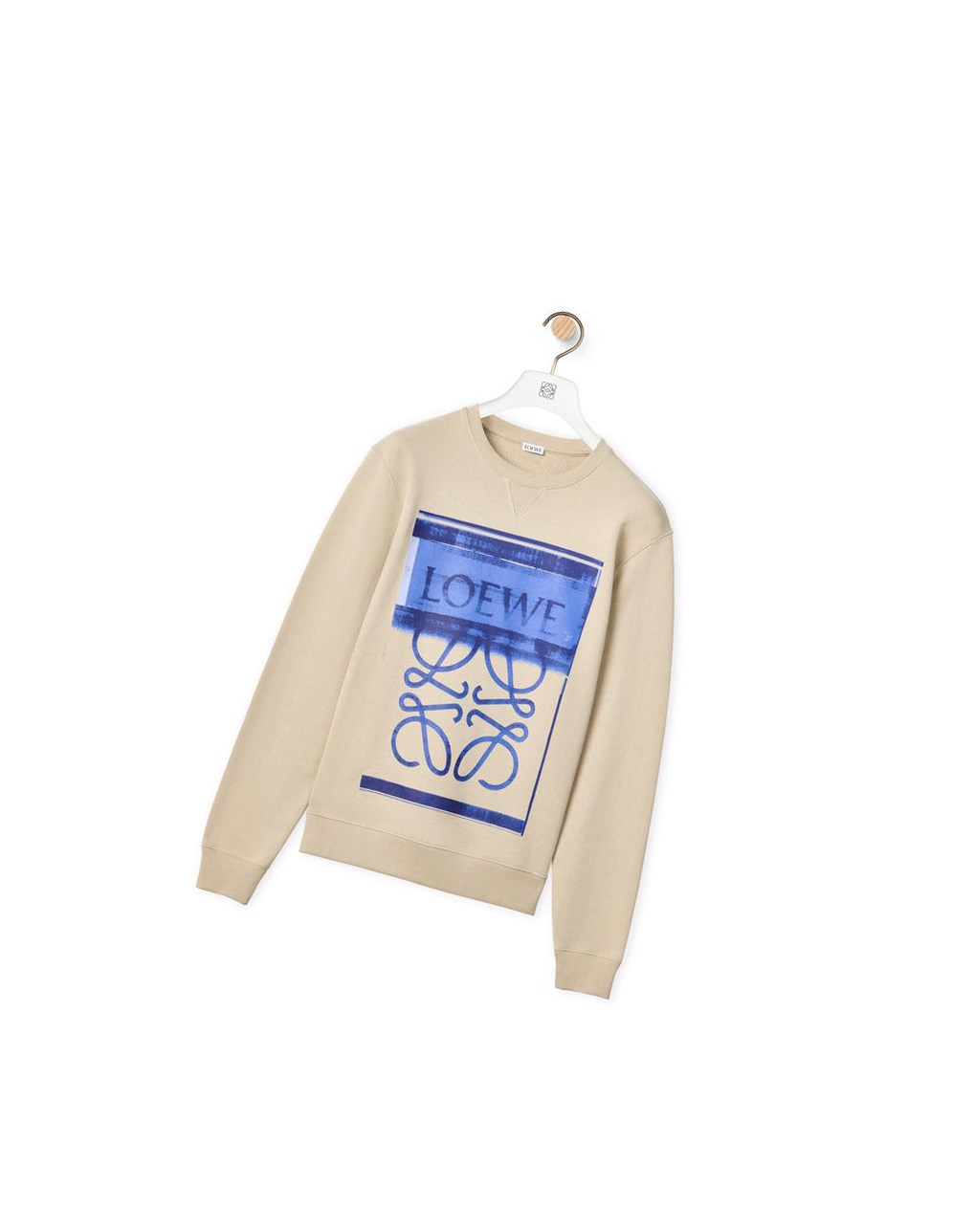 Loewe Photocopy Anagram sweatshirt in cotton Grise | 9321OKLYD