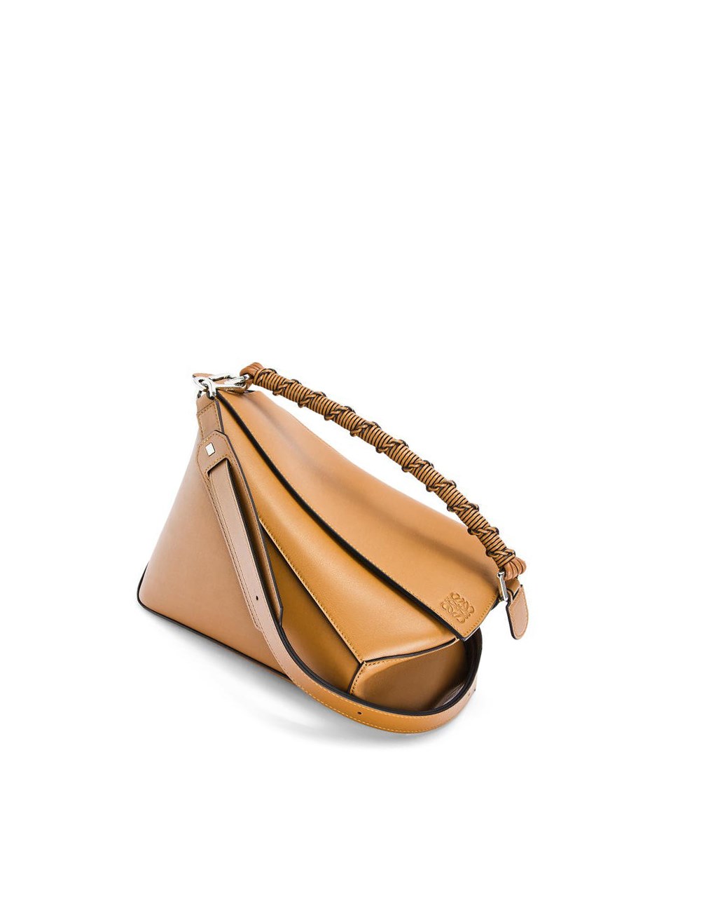 Loewe Puzzle Edge bag in nappa calfskin Warm Desert | 0531GRACE