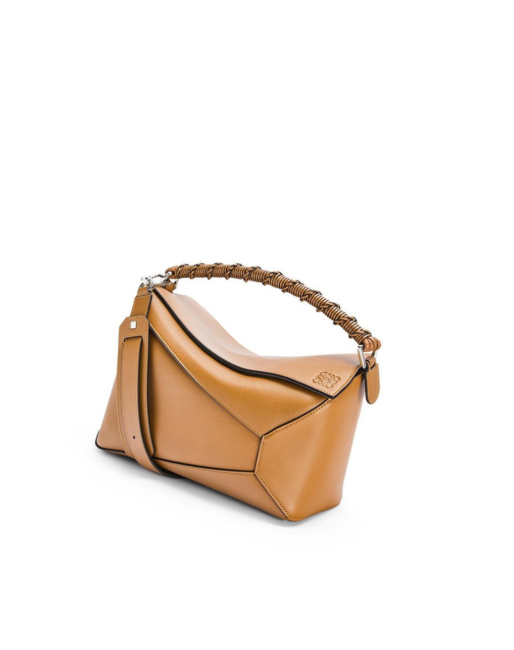 Loewe Puzzle Edge bag in nappa calfskin Warm Desert | 0531GRACE