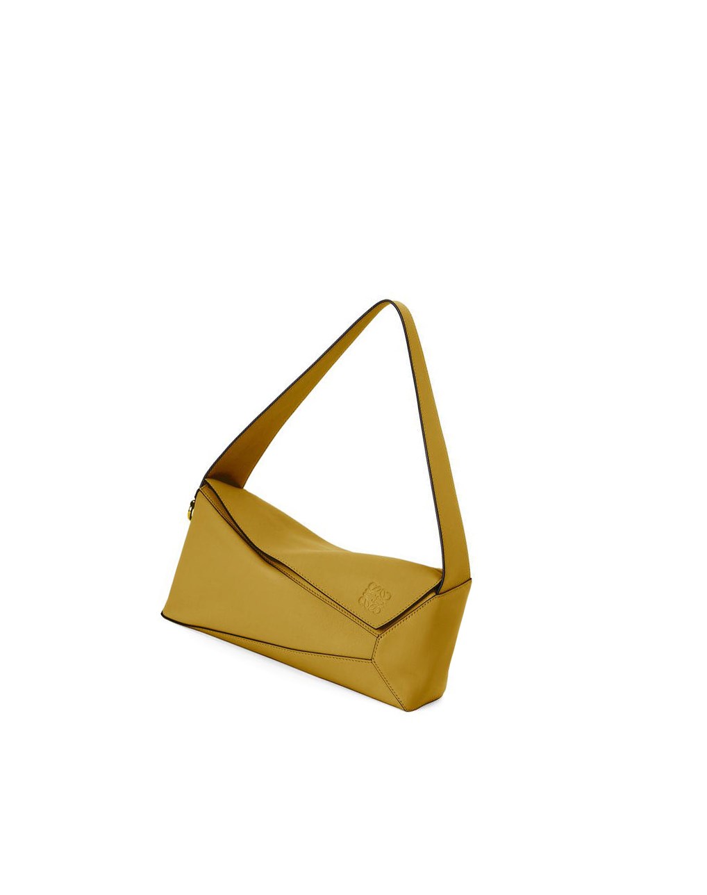 Loewe Puzzle Hobo bag in nappa calfskin Ochre | 3107MJDKI