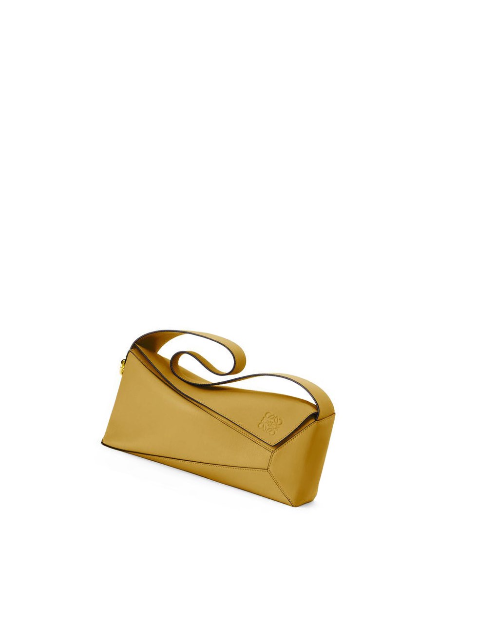 Loewe Puzzle Hobo bag in nappa calfskin Ochre | 3107MJDKI