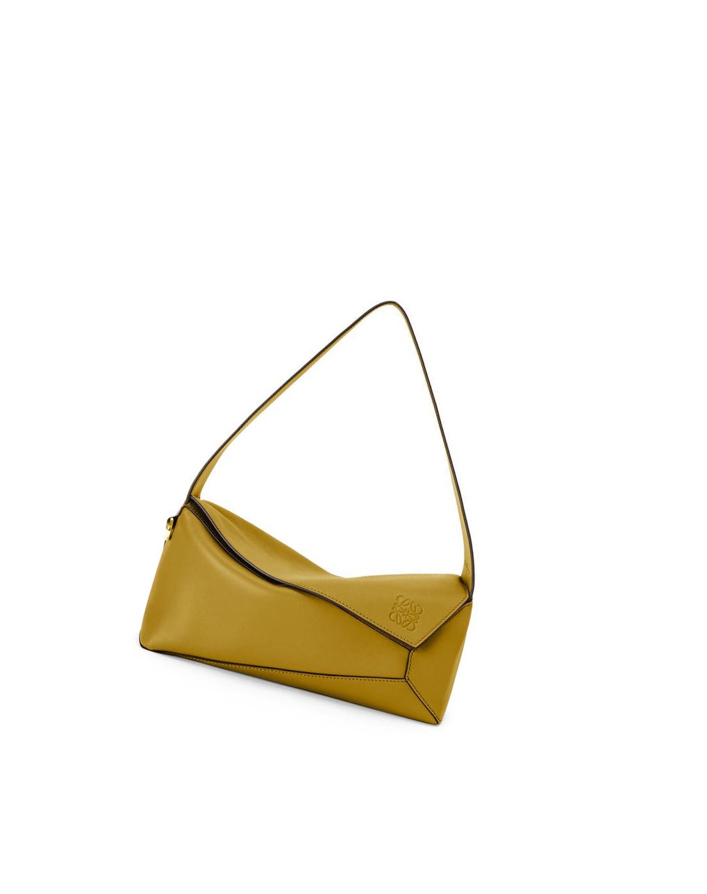 Loewe Puzzle Hobo bag in nappa calfskin Ochre | 3107MJDKI