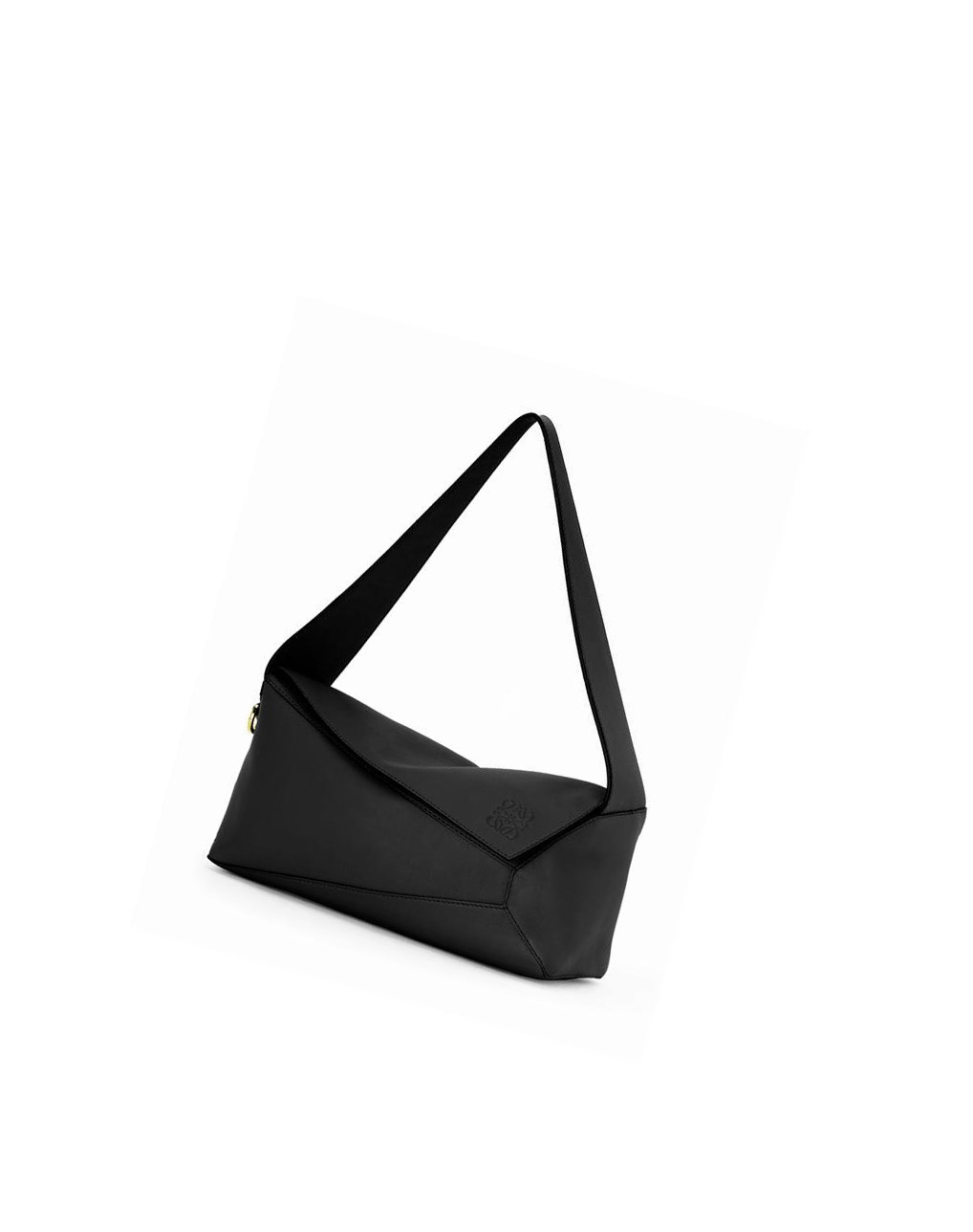 Loewe Puzzle Hobo bag in nappa calfskin Noir | 5409NUOKL