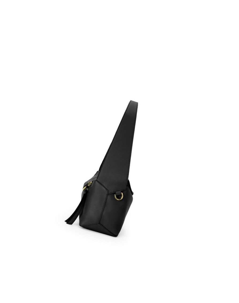 Loewe Puzzle Hobo bag in nappa calfskin Noir | 5409NUOKL