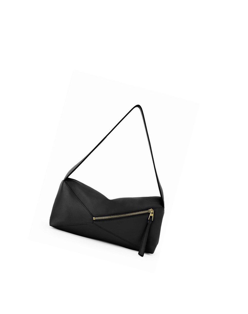 Loewe Puzzle Hobo bag in nappa calfskin Noir | 5409NUOKL