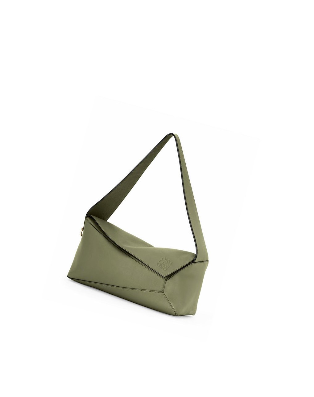 Loewe Puzzle Hobo bag in nappa calfskin Vert | 5832PERUX