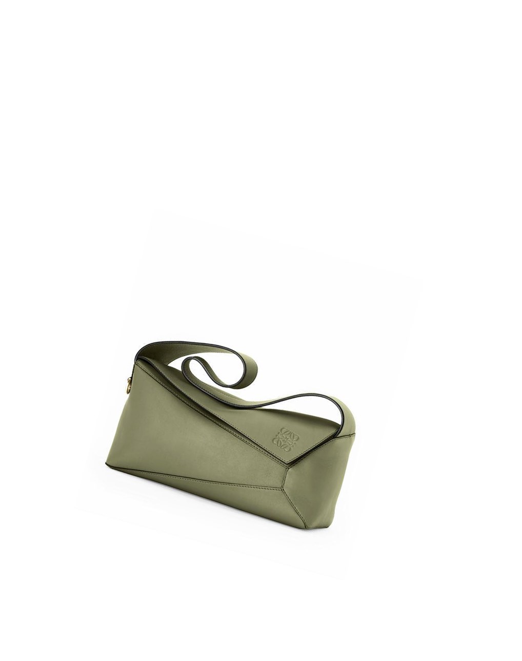 Loewe Puzzle Hobo bag in nappa calfskin Vert | 5832PERUX