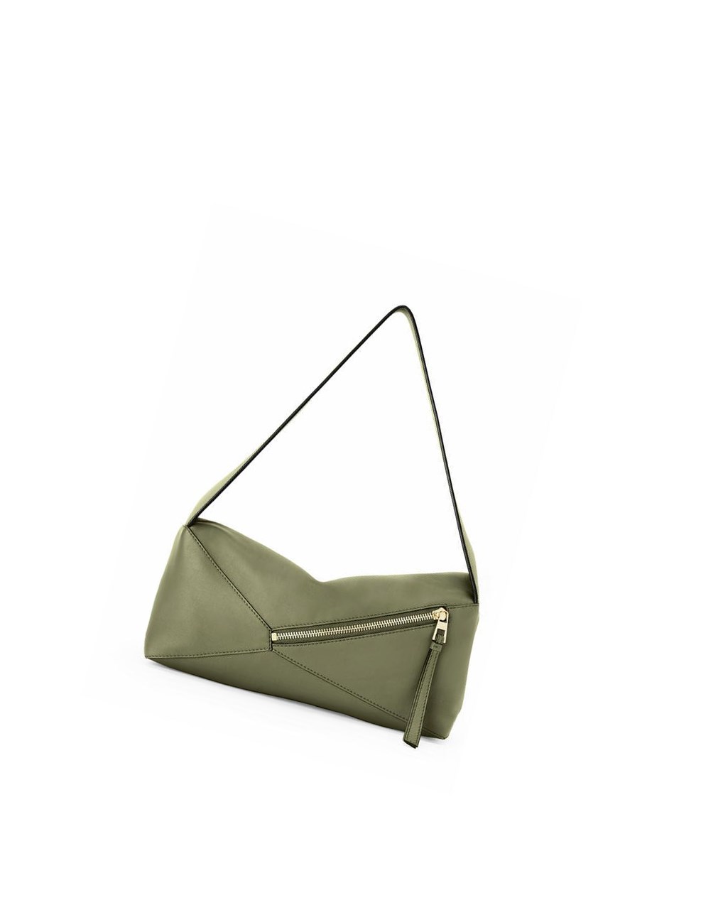 Loewe Puzzle Hobo bag in nappa calfskin Vert | 5832PERUX