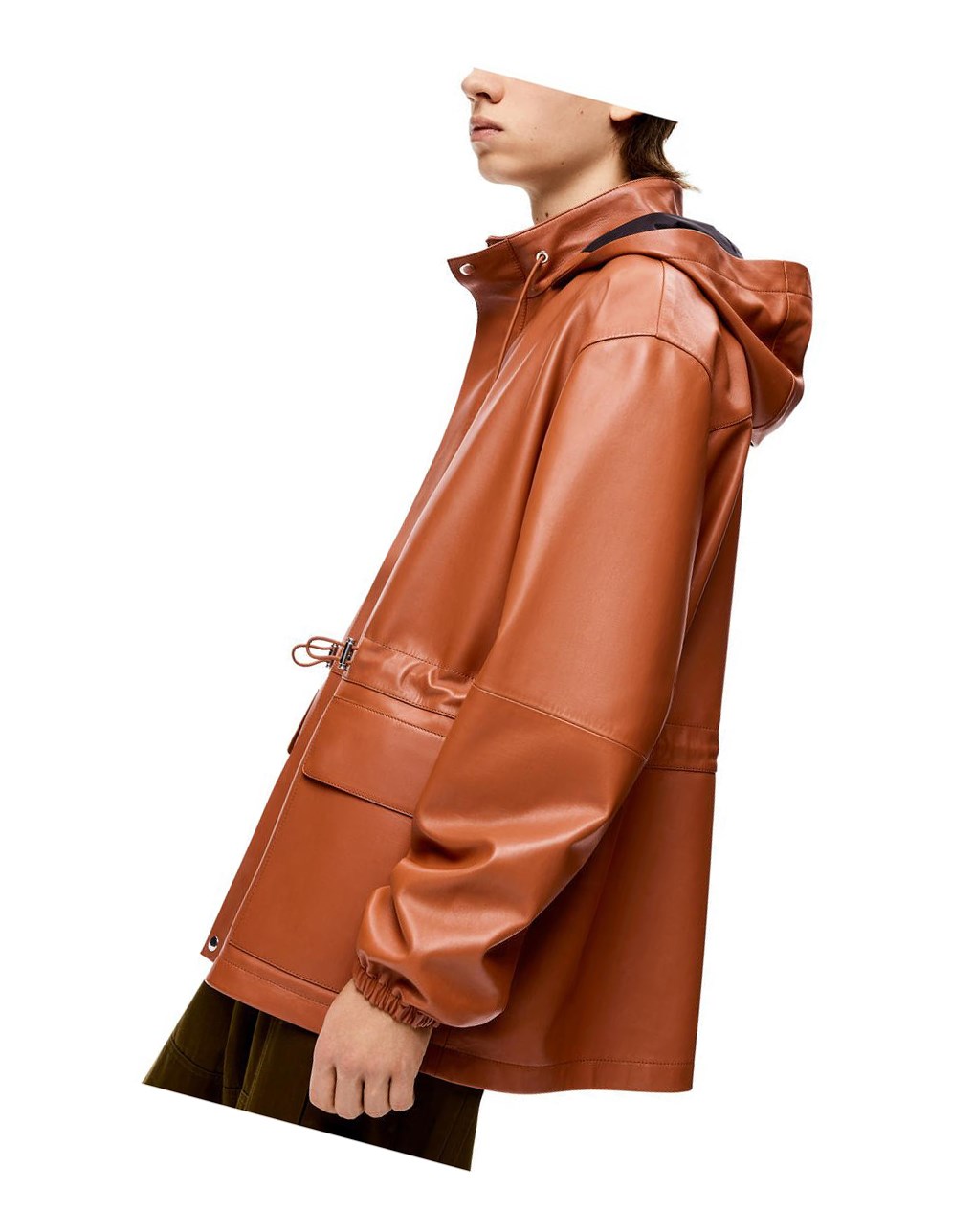 Loewe Randonnée jacket in nappa Tan | 7542OALNR