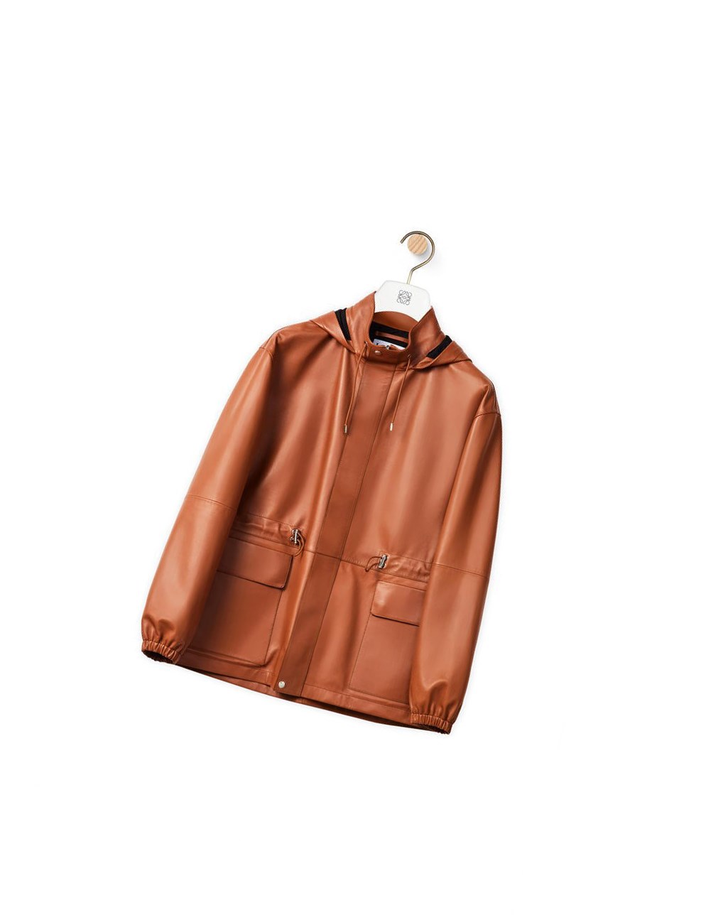 Loewe Randonnée jacket in nappa Tan | 7542OALNR