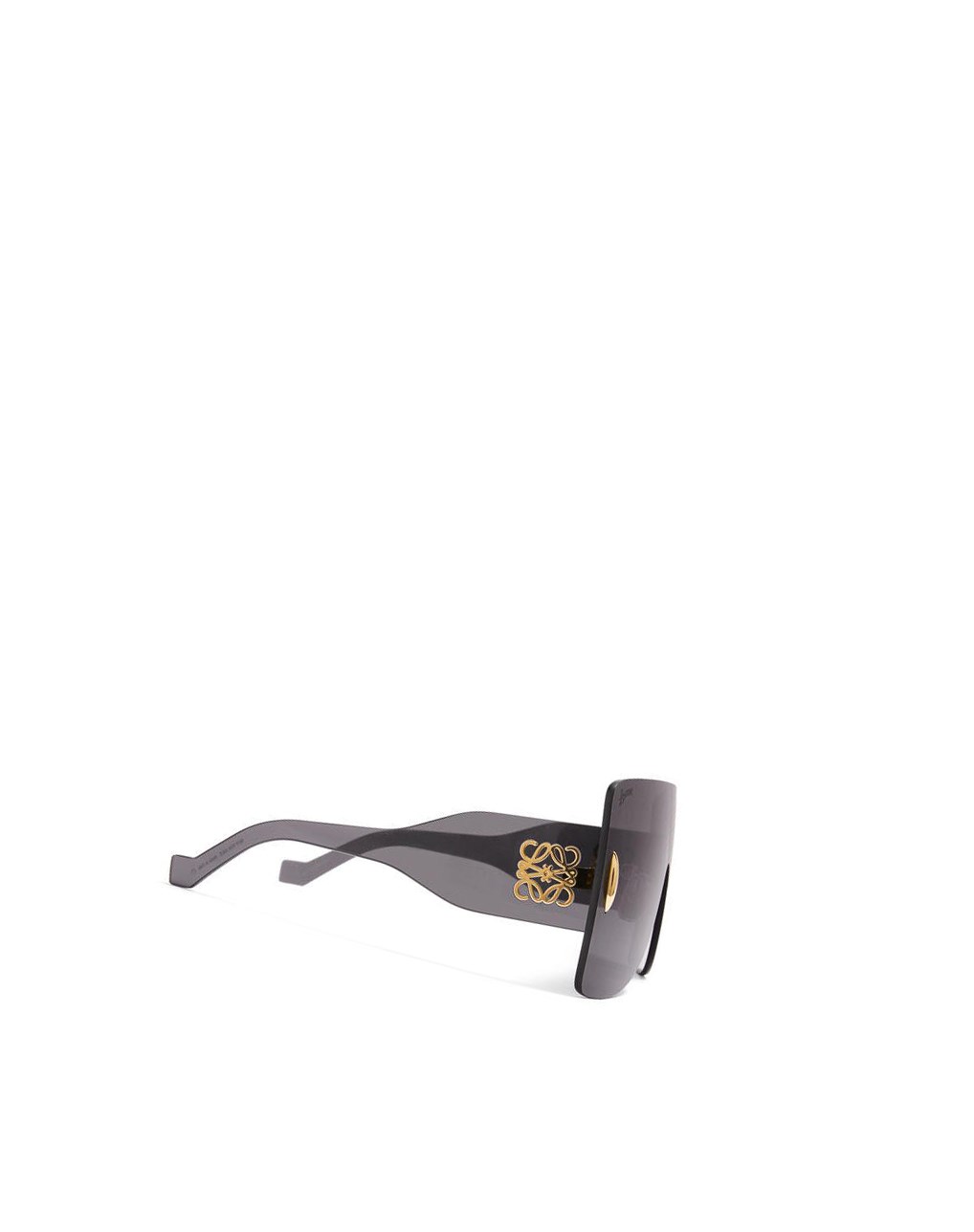 Loewe Rectangular mask sunglasses in nylon Noir | 1269CAUFR