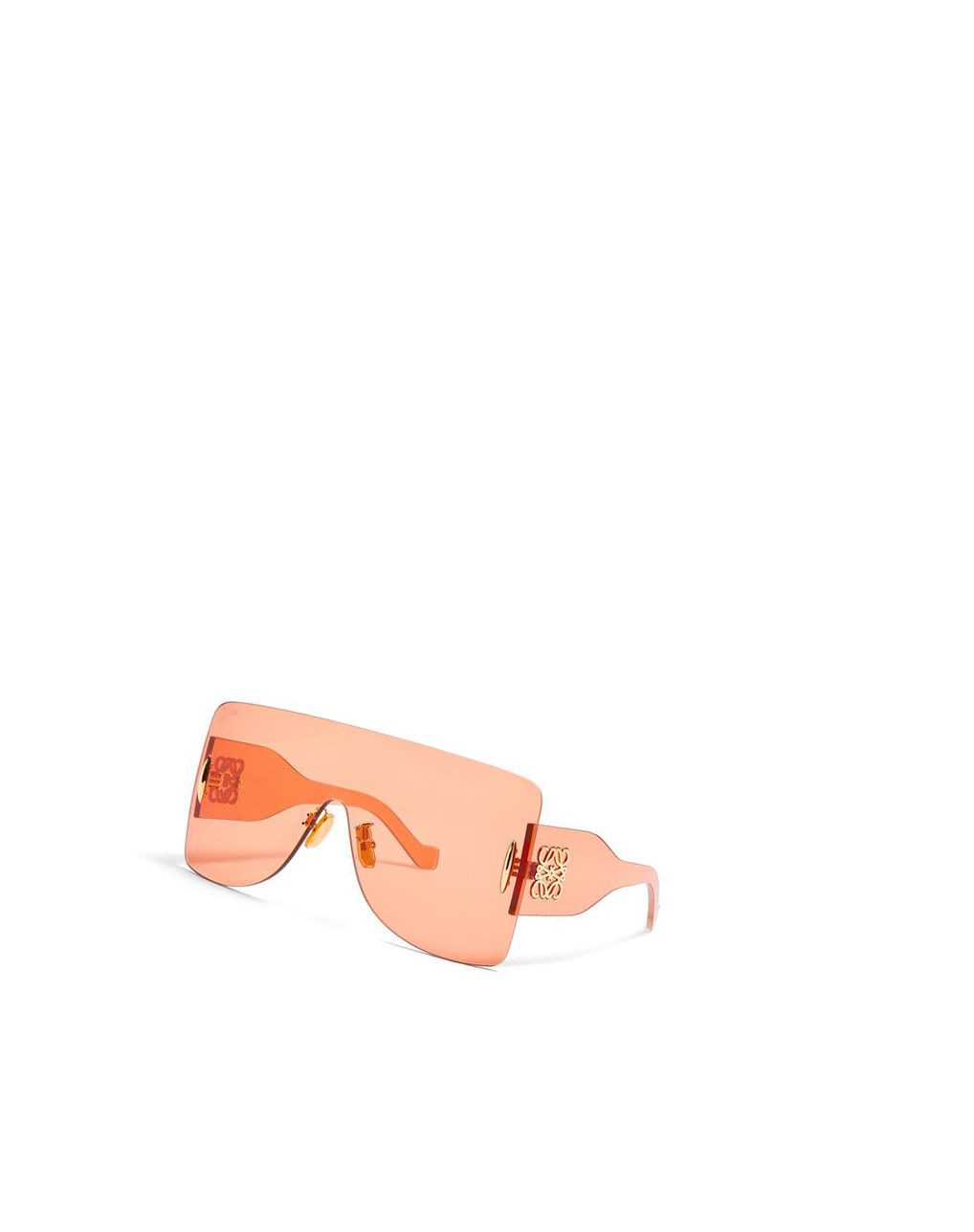 Loewe Rectangular mask sunglasses in nylon Orange | 2415QFVYN