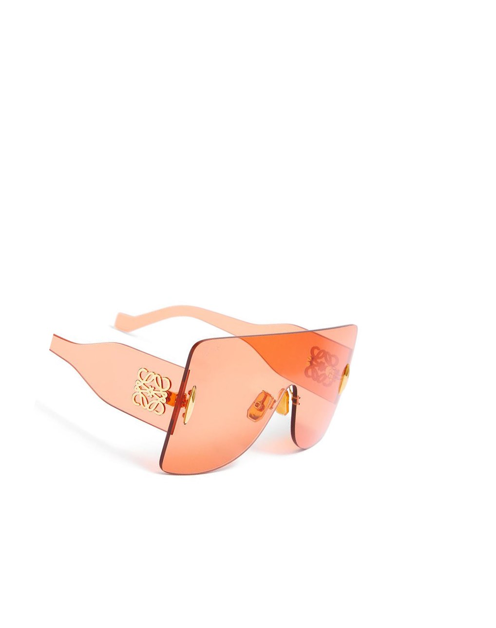 Loewe Rectangular mask sunglasses in nylon Orange | 2415QFVYN