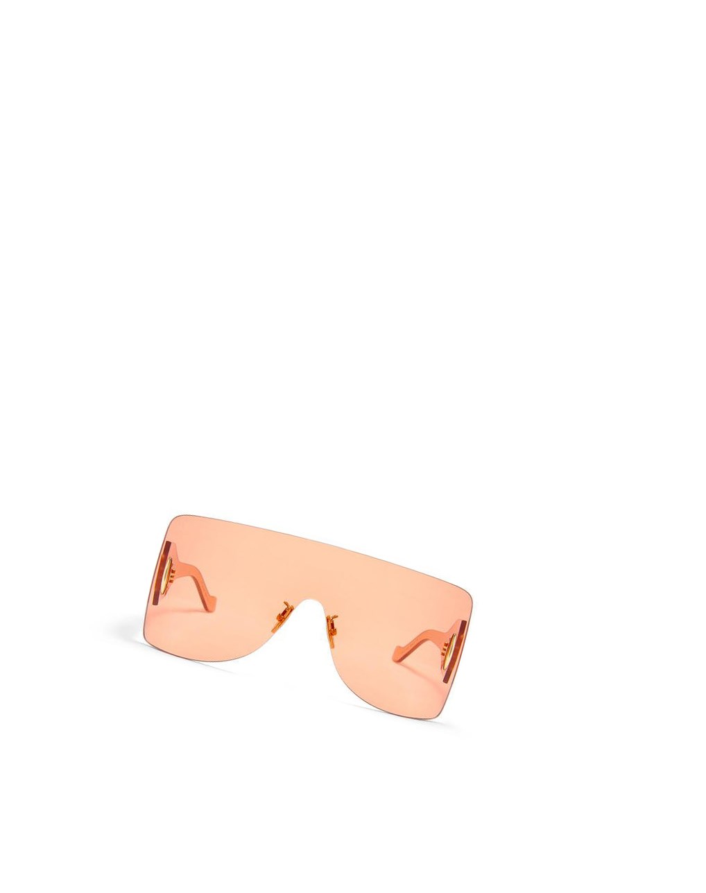 Loewe Rectangular mask sunglasses in nylon Orange | 2415QFVYN