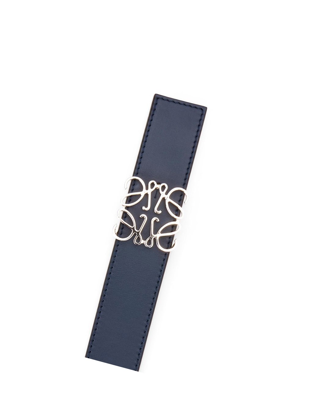 Loewe Reversible Anagram belt in smooth calfskin Noir | 1603TFPYS