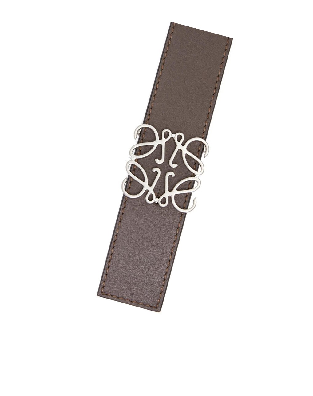 Loewe Reversible Anagram belt in smooth calfskin Noir Noir | 2945XFLZB