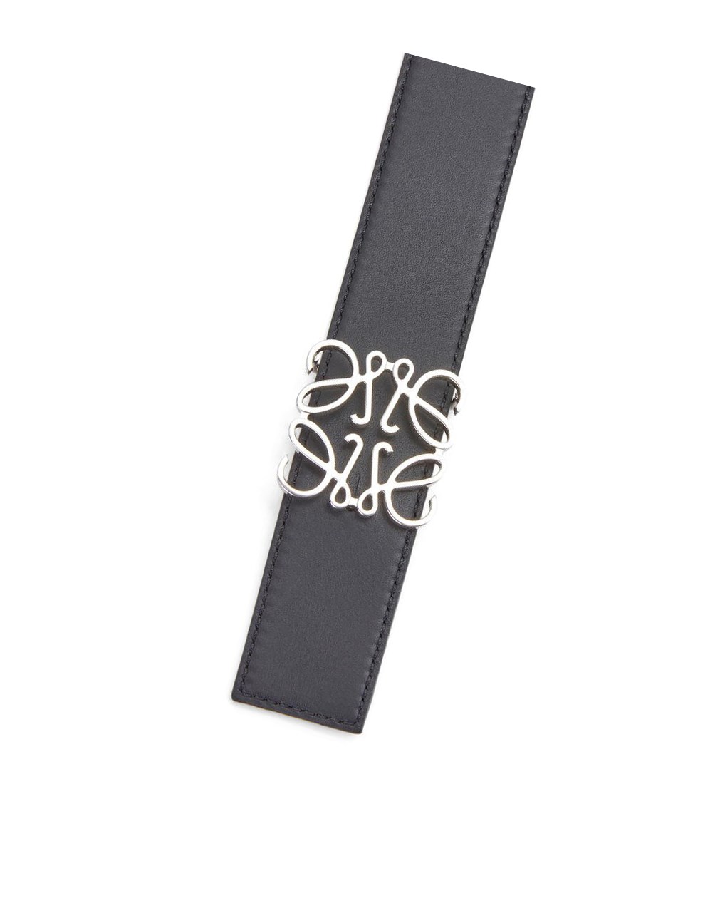 Loewe Reversible Anagram belt in soft grained calfskin Noir | 4961OWXBU