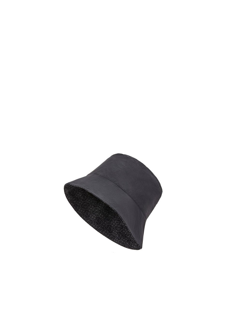 Loewe Reversible Anagram bucket hat in jacquard and nylon Noir | 5784HEAQM