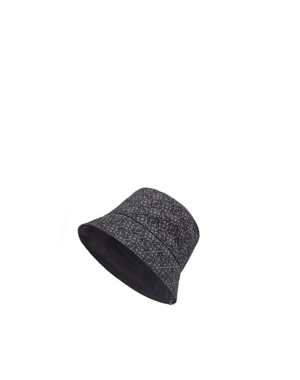 Loewe Reversible Anagram bucket hat in jacquard and nylon Noir | 5784HEAQM