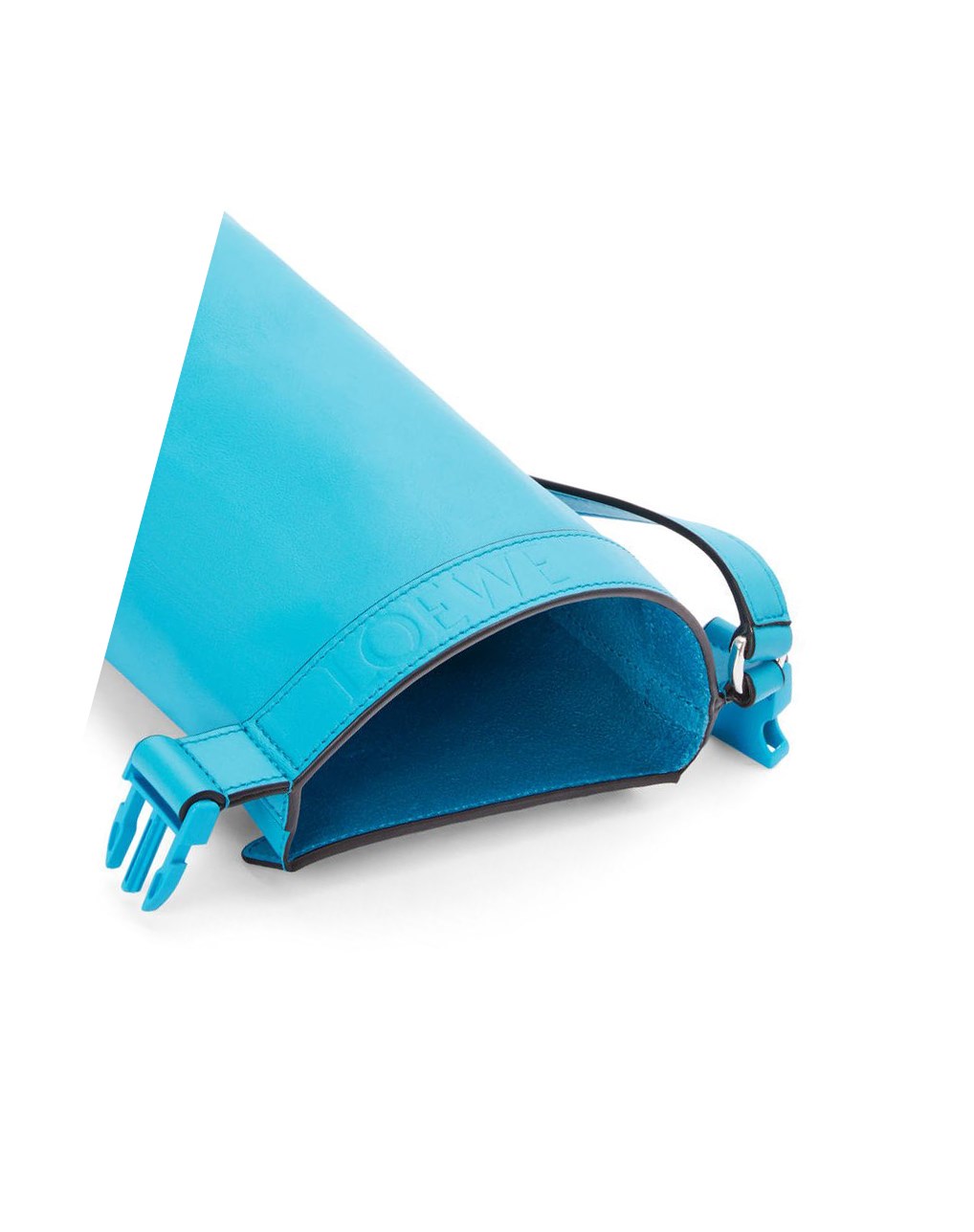 Loewe Roll Top Brides in supple smooth calfskin Cyan | 4271JUEVH