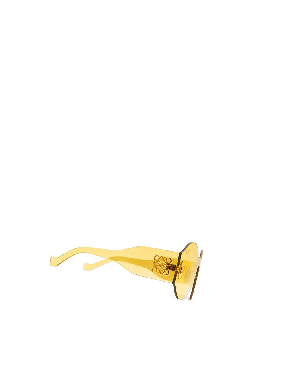 Loewe Round mask sunglasses in nylon Jaune | 2508THEKA