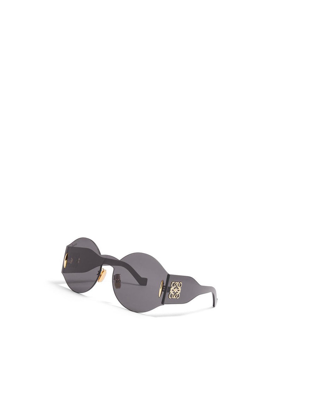 Loewe Round mask sunglasses in nylon Smoke | 2196LRFMA