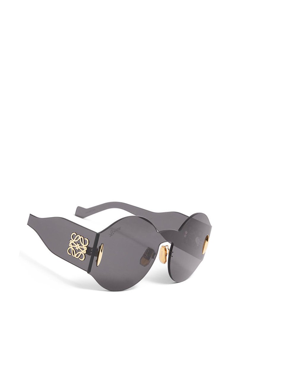 Loewe Round mask sunglasses in nylon Smoke | 2196LRFMA