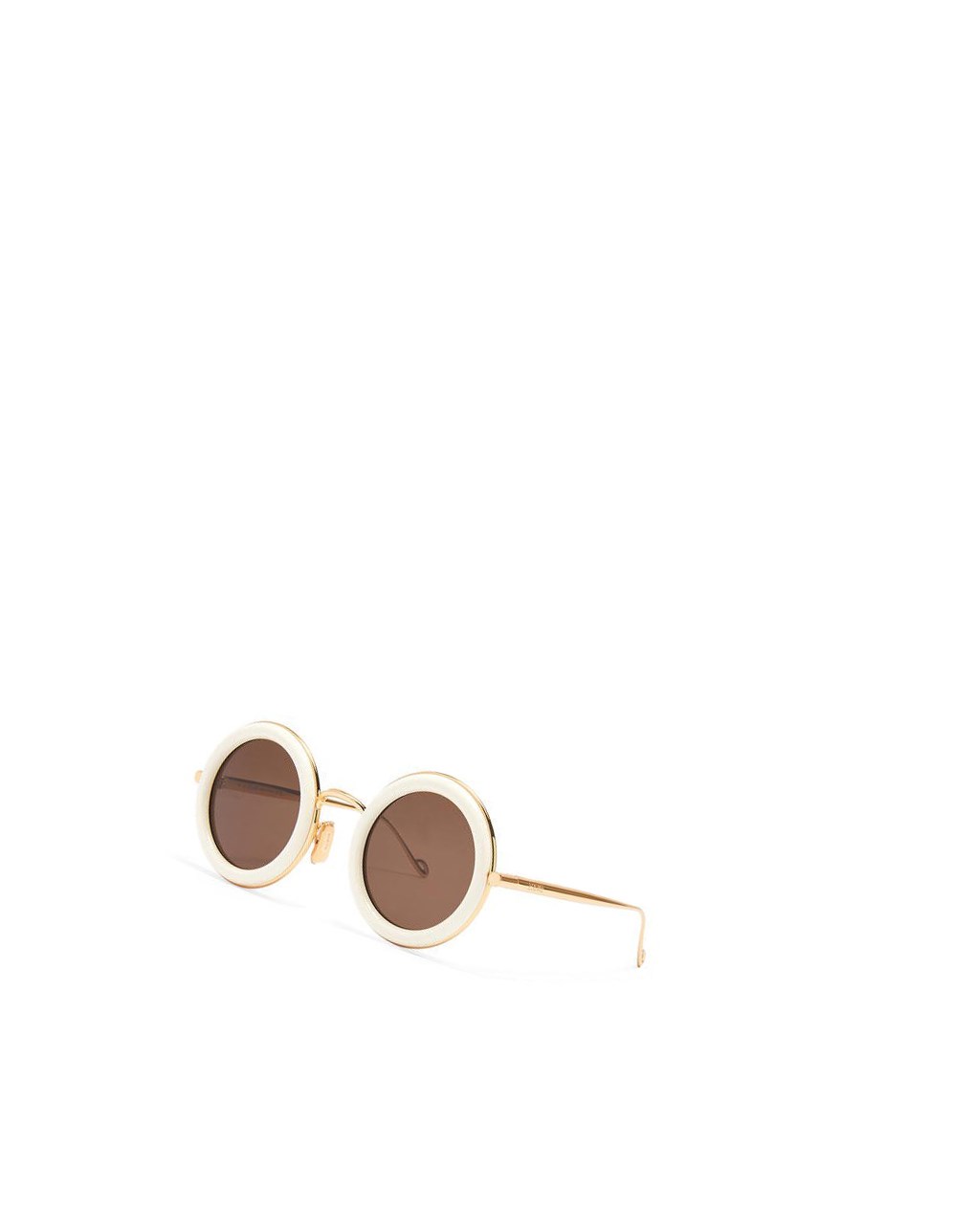 Loewe Round sunglasses in acetate Doré | 0178HDBVE