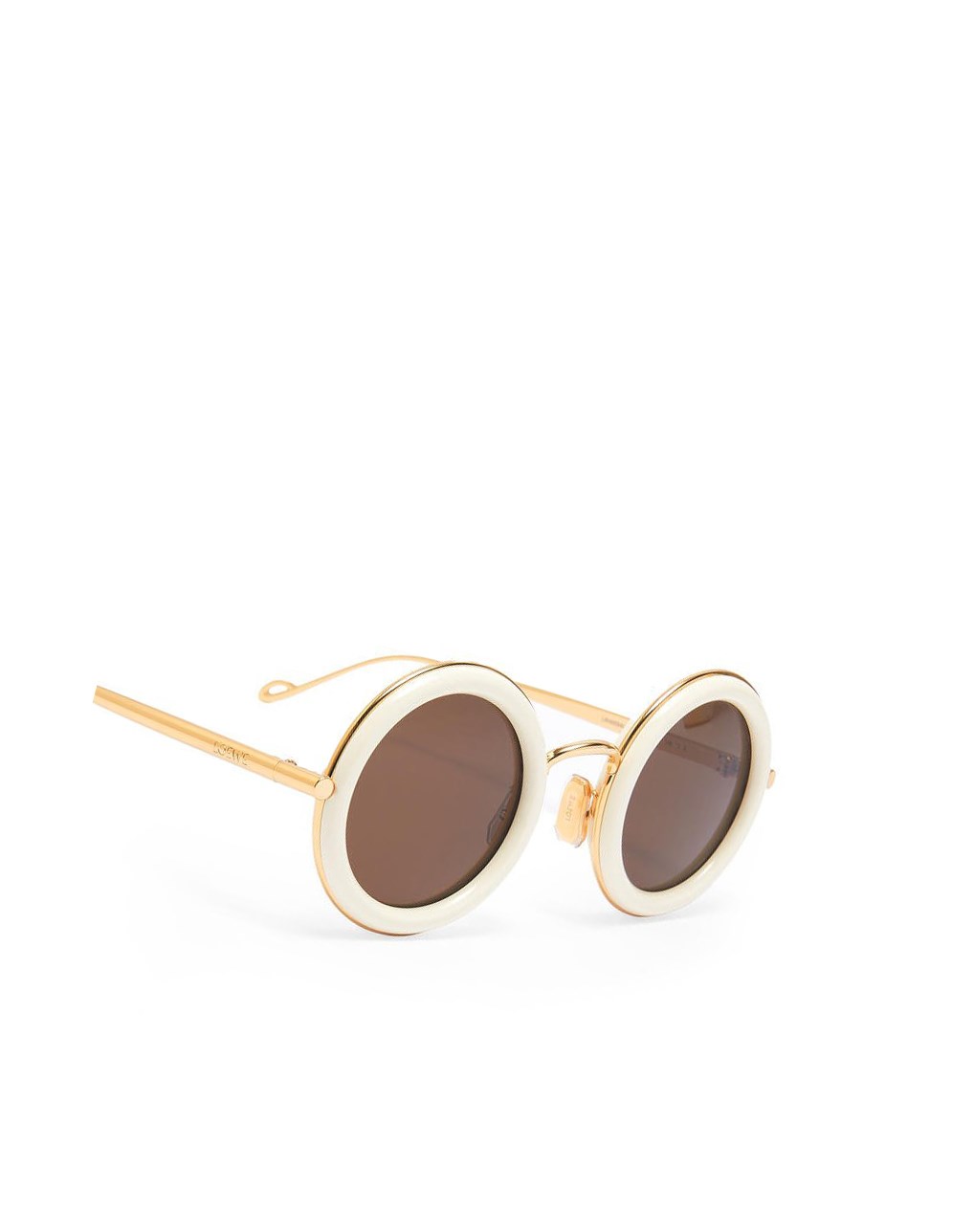 Loewe Round sunglasses in acetate Doré | 0178HDBVE