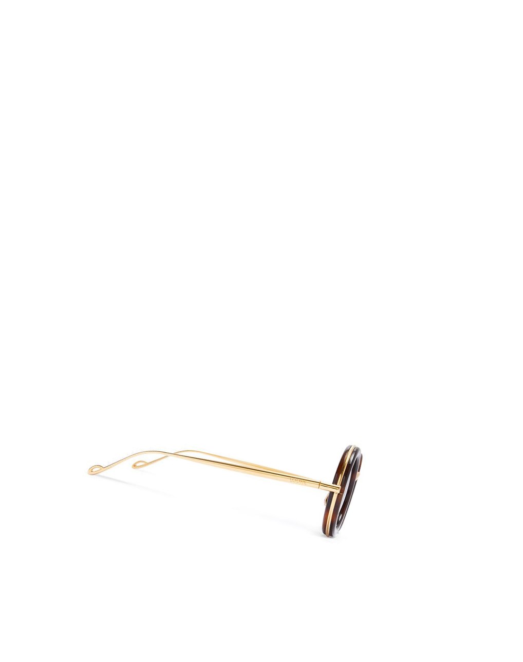 Loewe Round sunglasses in acetate Doré Clair | 0954AXWPZ