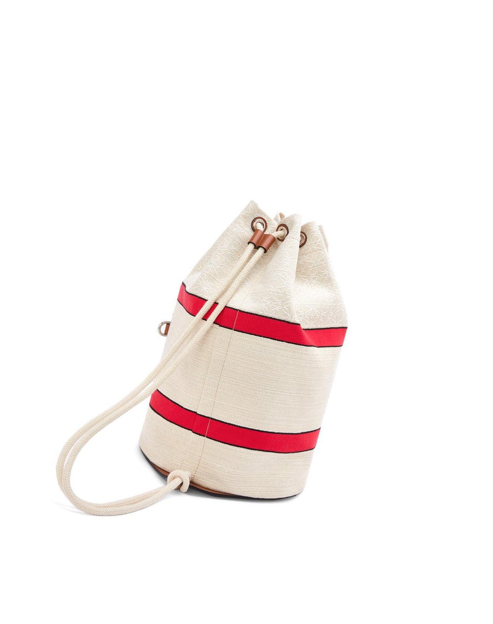 Loewe Sailor bag in jacquard and calfskin Rouge | 5483MQPIW