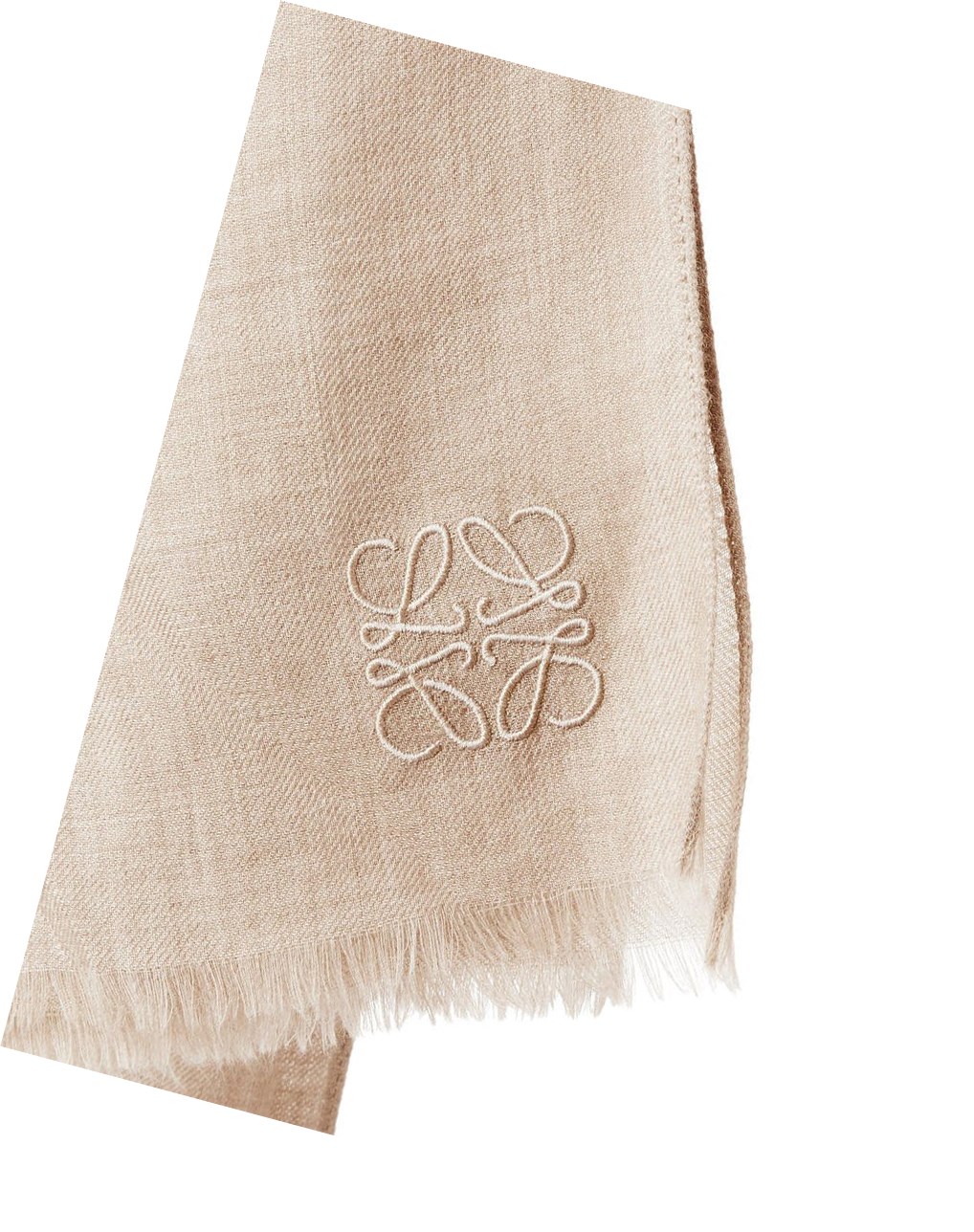 Loewe Scarf in cashmere Beige | 2693CJPKN