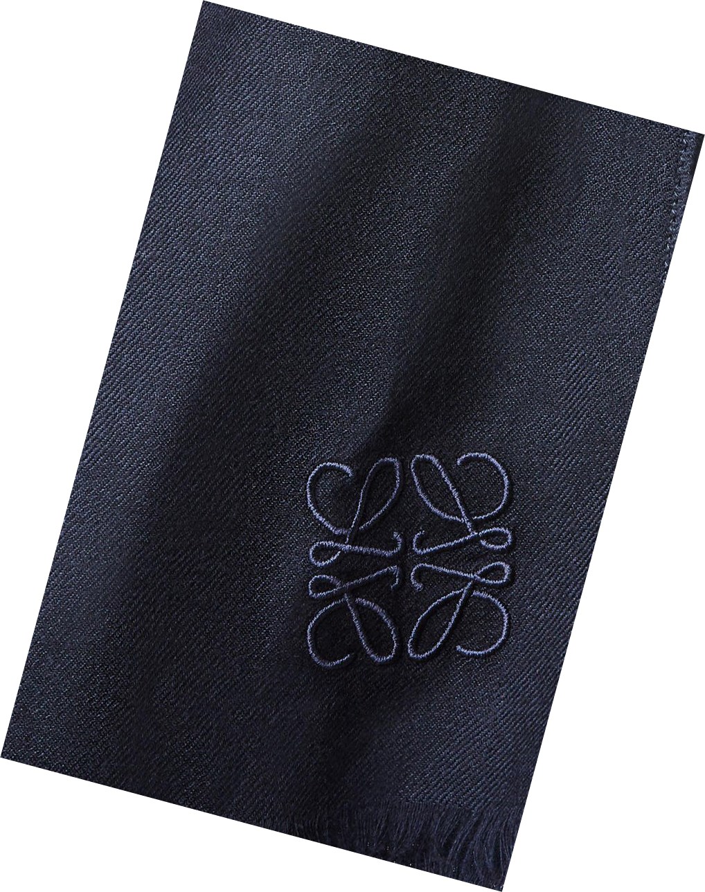 Loewe Scarf in cashmere Bleu Marine Bleu | 7316QTLSM