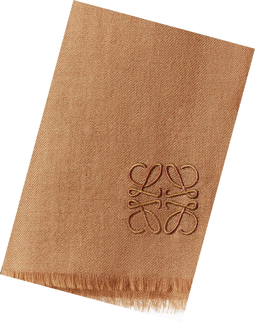 Loewe Scarf in cashmere Camel | 4305IQOKD