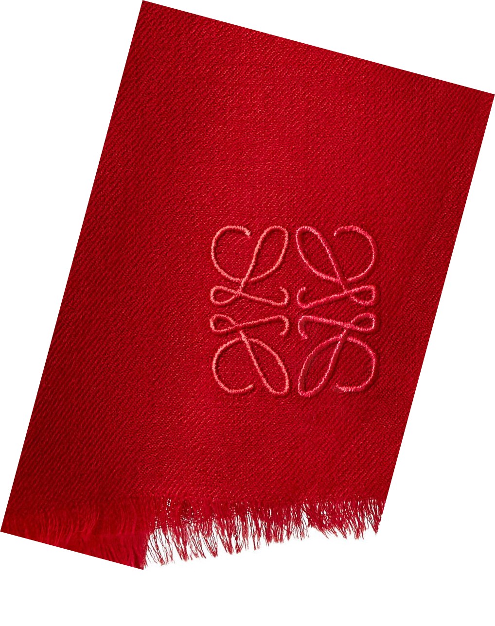 Loewe Scarf in cashmere Rouge | 4931VJFAI