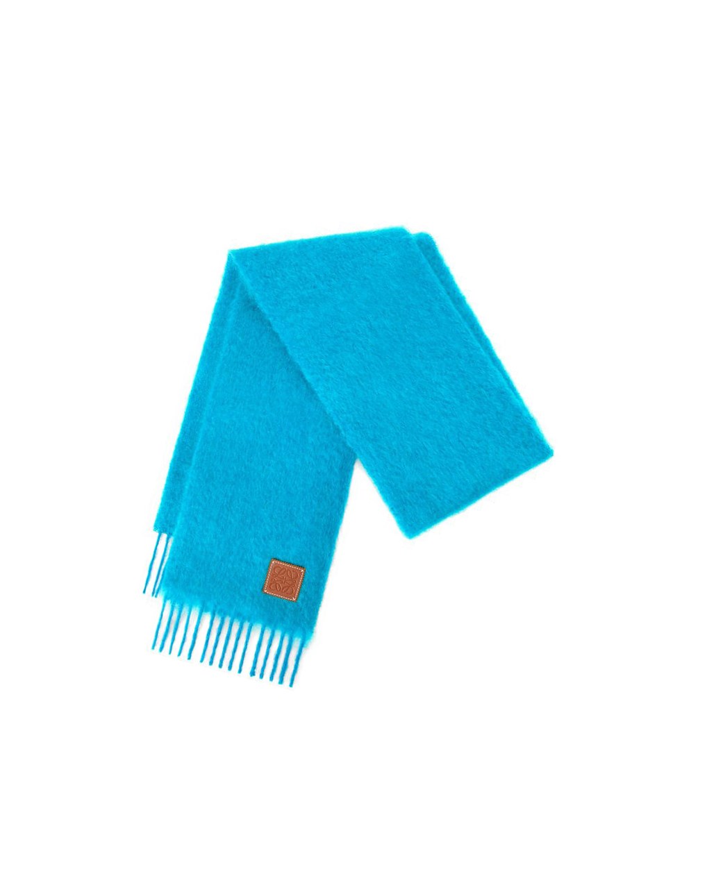 Loewe Scarf in wool and mohair Bleu | 3260VRFLW