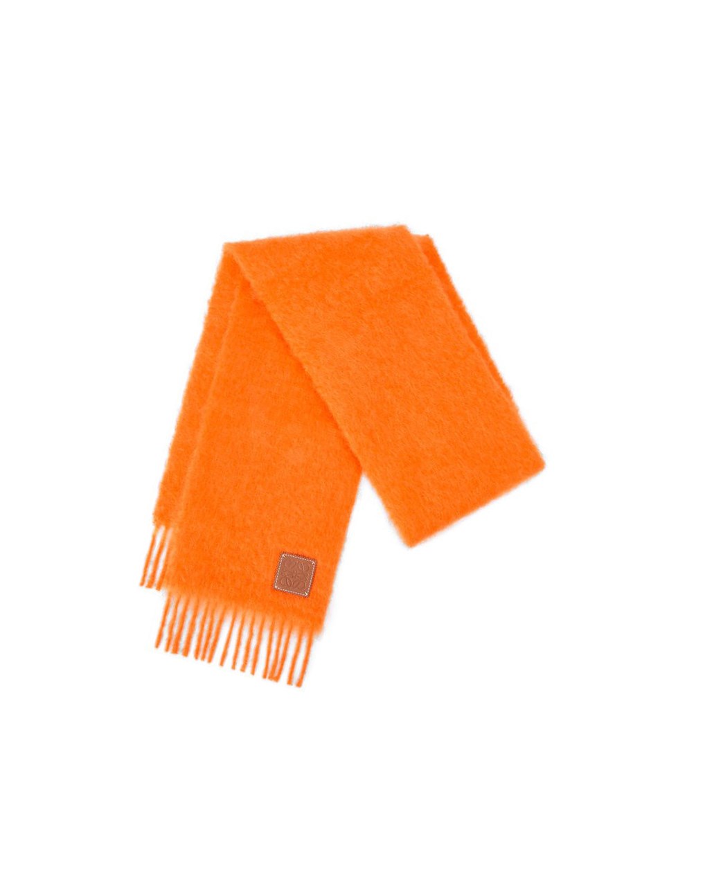 Loewe Scarf in wool and mohair Orange | 4690EIGAR